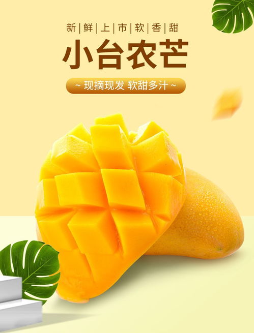 盛夏甜心 海南臺農芒果5斤裝，當季鮮甜順豐直達